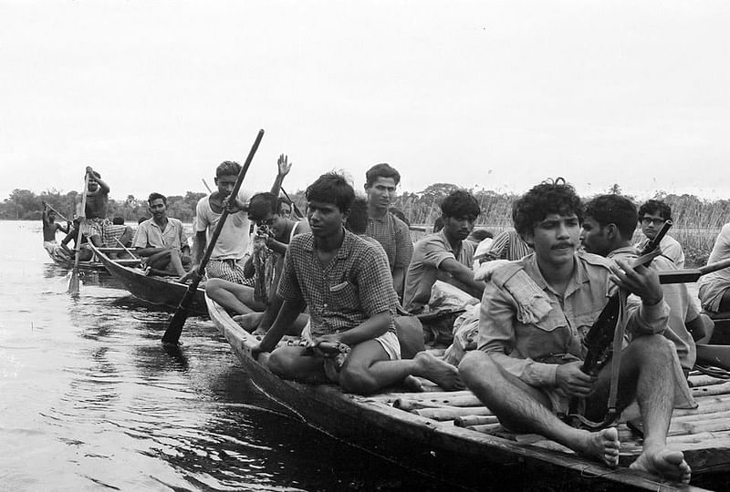 Freedom fighters during the 1971 liberation war of Bangladesh