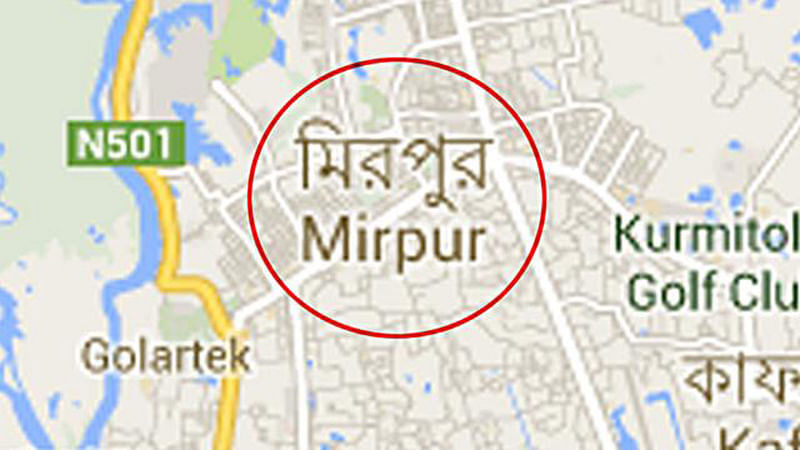 Map of Mirpur