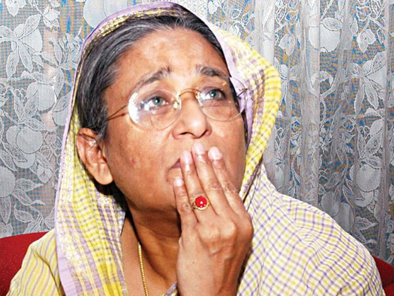 Astounded Sheikh Hasina after the attack