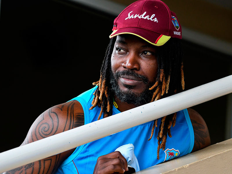 West Indies batsman Chris Gayle