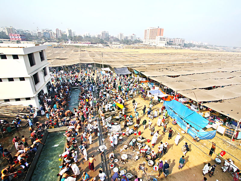 টঙ্গীর তুরাগতীরে শুরু হচ্ছে  বিশ্ব ইজতেমা।