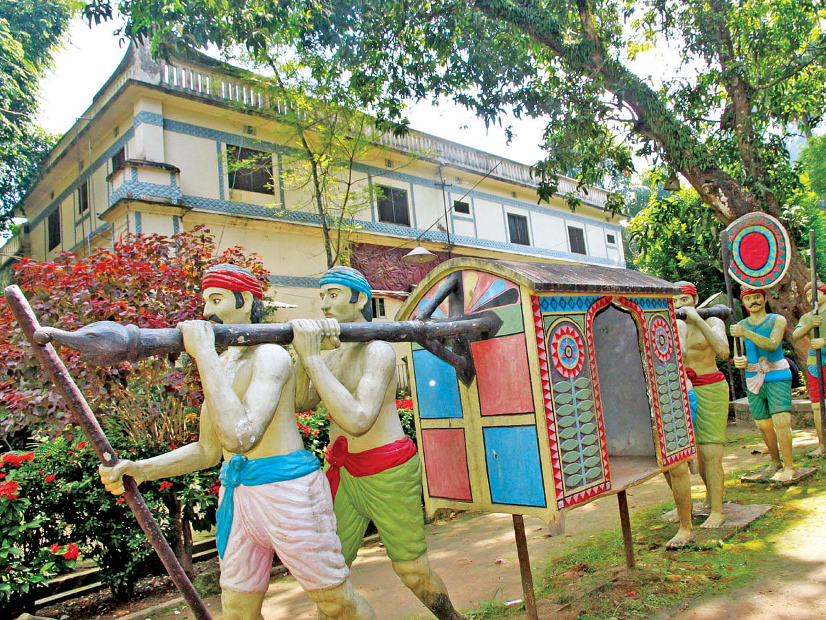 বগুড়া শহরে অবস্থিত নওয়াব বাড়ি l ছবি: প্রথম আলো