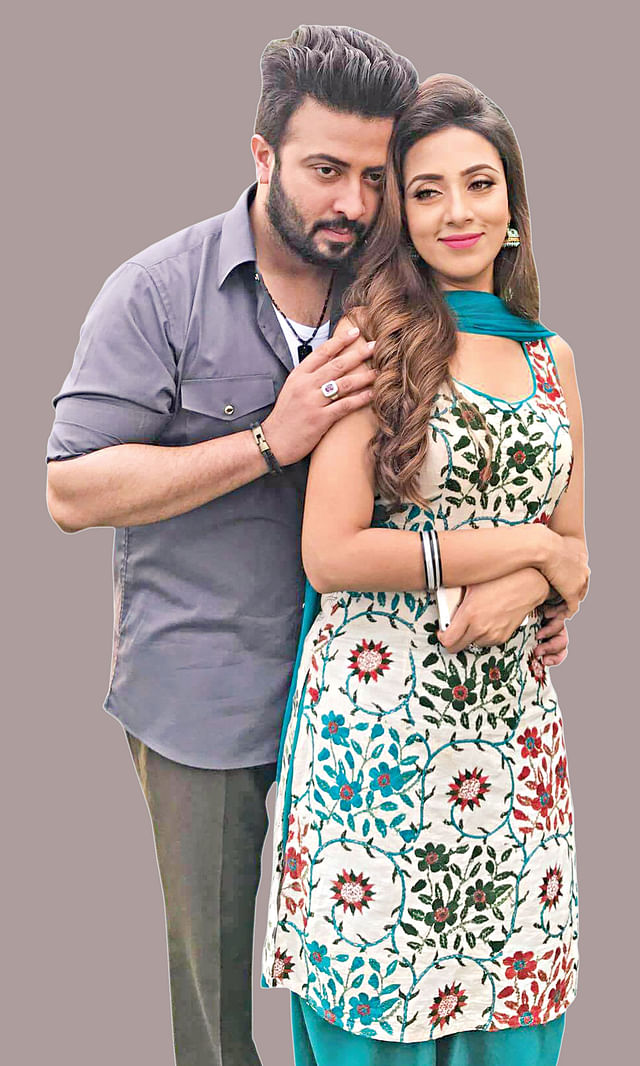 শাকিব খানের সঙ্গে মিমকে সর্বশেষ ‘আমি নেতা হবো’