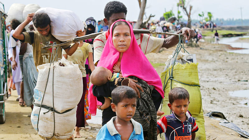 বাংলাদেশের মতো জনবহুল দেশের পক্ষে শরণার্থীদের চাপ নেওয়া বড় কঠিন