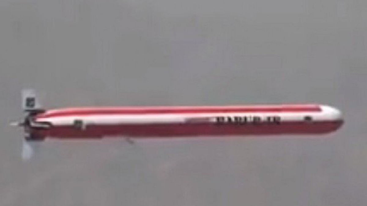 পাকিস্তান বাবর-৩ নামের ক্ষেপণাস্ত্র ৭০০ কিলোমিটার দূরের লক্ষ্যবস্তুতে আঘাত হানতে পারবে। ছবি: পাকিস্তান আইএসপিআর
