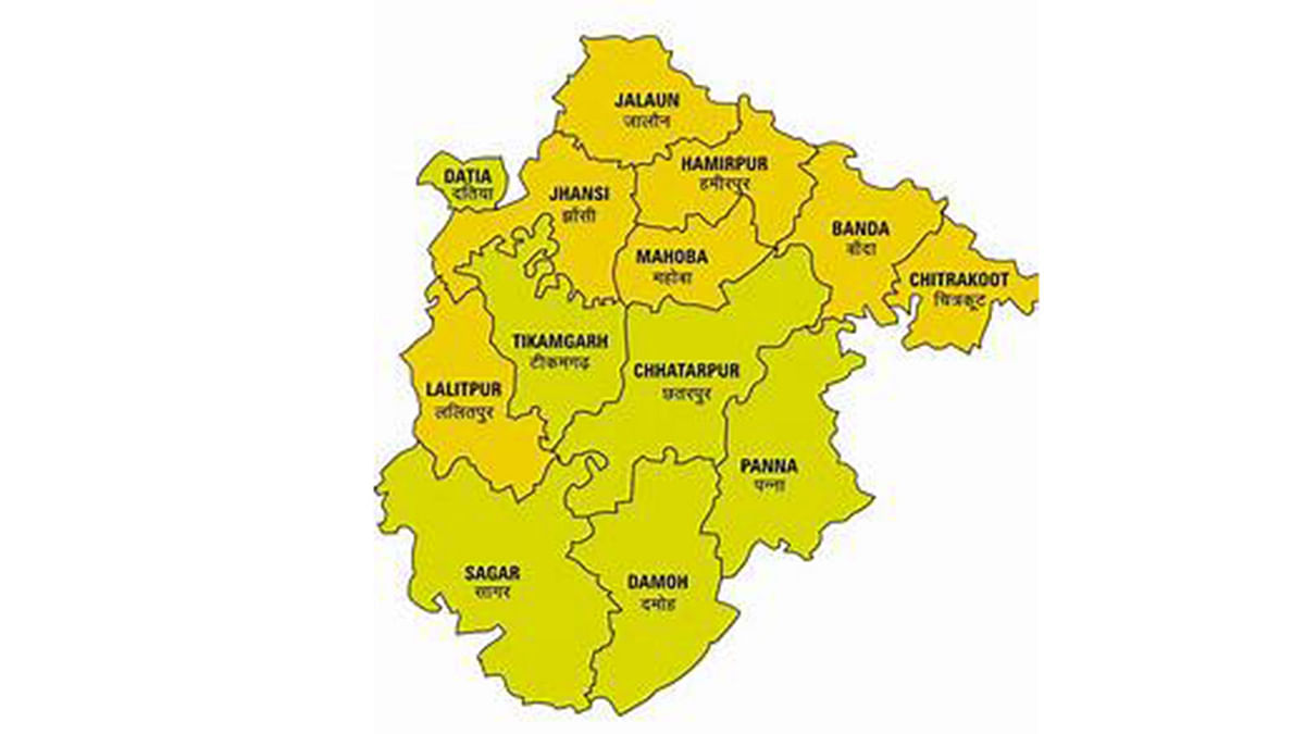 প্রস্তাবিত বুন্দেলখন্ড রাজ্য। ছবি: সংগৃহীত