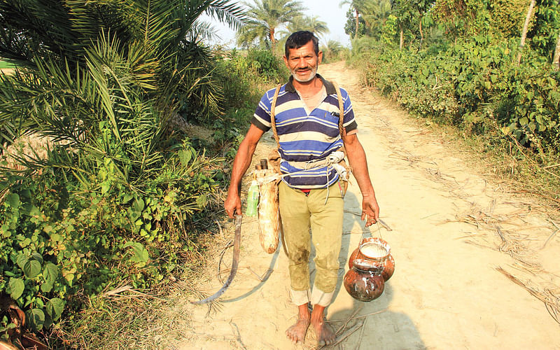 আমজেদ আলী মণ্ডল। ছবি: লেখক