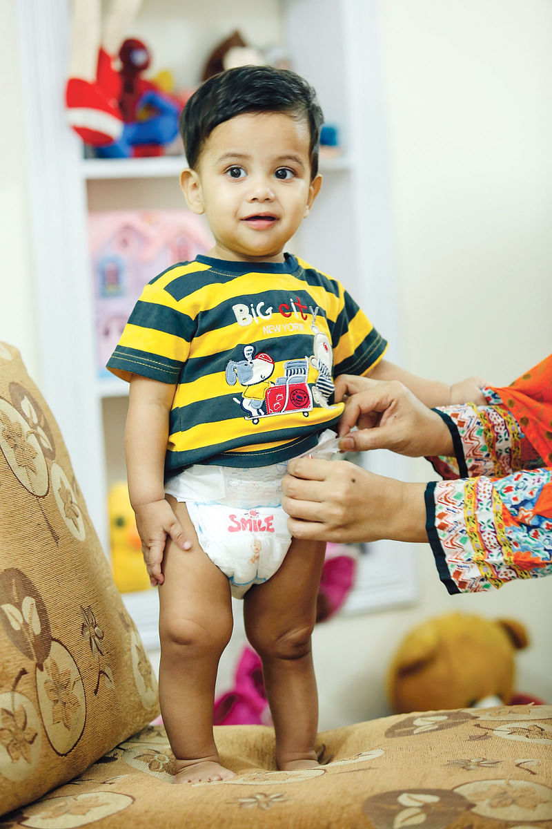 ডায়াপারের মান ভালো হতে হবে, শোষণক্ষমতাও বেশি থাকতে হবে