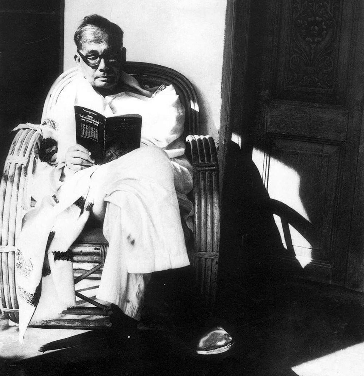 জসীমউদ্‌দীন (১ জানুয়ারি ১৯০৩—১ মার্চ ১৯৭৬), ছবি: নাসির আলী মামুন/ফটোজিয়াম