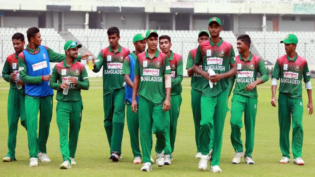 বাংলাদেশ অনূর্ধ্ব-১৯ ক্রিকেট দল। ফাইল ছবি: ফেসবুক থেকে নেওয়া