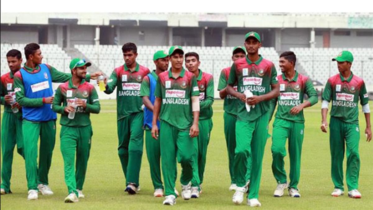 বাংলাদেশ অনূর্ধ্ব-১৯ দল ।ফাইল ছবি