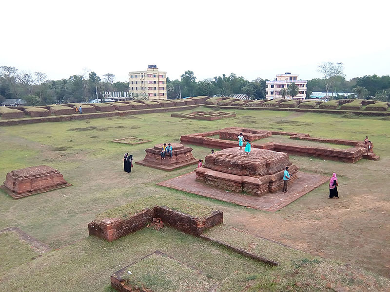 শালবন বিহার ময়নামতির প্রত্নতাত্ত্বিক খননস্থানগুলোর মধ্যে সবচেয়ে গুরুত্বপূর্ণ প্রত্নস্থল। ছবি: দীপু মালাকার