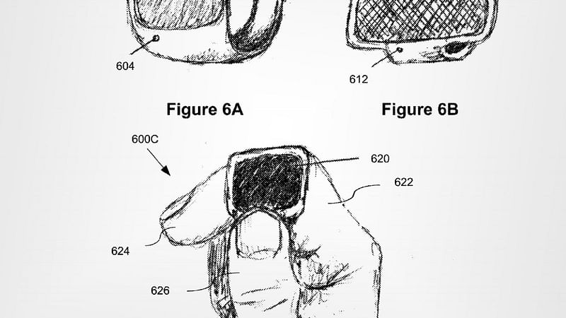 সম্ভাব্য পরিধানযোগ্য প্রযুক্তি সুবিধার আংটি। ছবি : অ্যাপল