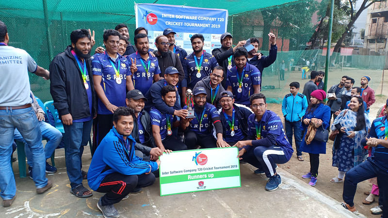 আইএসসি টি-টোয়েন্টিতে রানার্সআপ হয়েছে স্যামসাং আরঅ্যান্ডডি। ছবি: লেখক