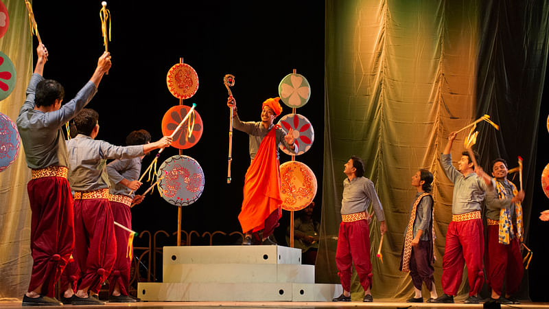 ‘অরূপরতন’ নাটকের একটি দৃশ্য। ছবি: সংগৃহীত