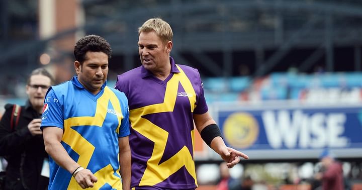 একসঙ্গে ওয়ার্ন ও টেন্ডুলকার।