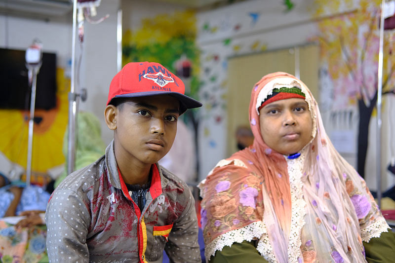 খায়রুল হাসানের শরীরেও বাসা বেঁধেছে থ্যালাসেমিয়া। ছবি: সংগৃহীত