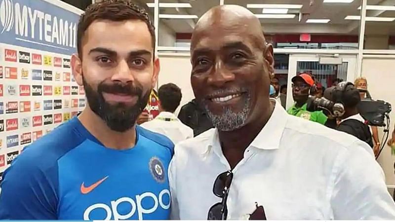 একই ফ্রেমে বিরাট কোহলি ও ভিভ রিচার্ডস।