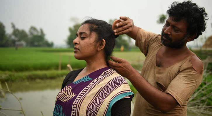 ‘মায়া’ সিনেমার শুটিংয়ের একটি দৃশ্য। ছবি: সংগৃহীত