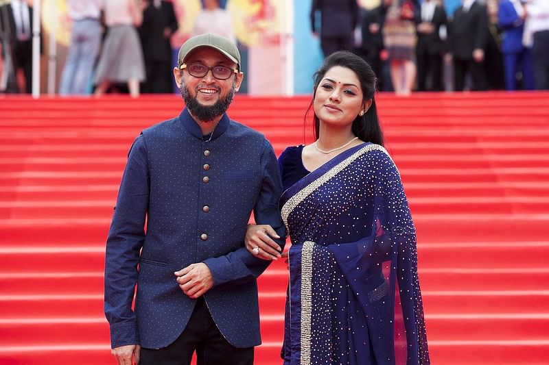 মোস্তফা সরয়ার ফারুকী ও নুসরাত ইমরোজ তিশা
