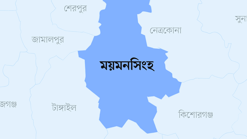 ময়মনসিংহ জেলার মানচিত্র