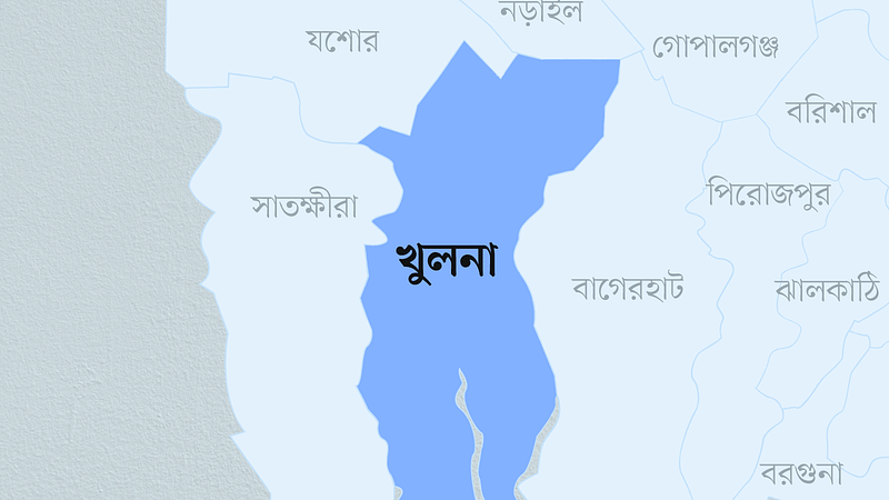 খুলনা জেলার ম্যাপ