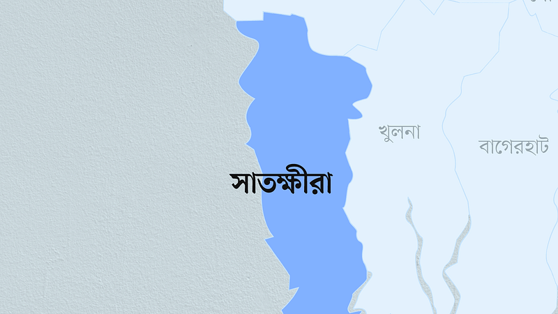 সাতক্ষীরা জেলার মানচিত্র