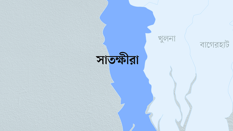 সাতক্ষীরা জেলার মানচিত্র