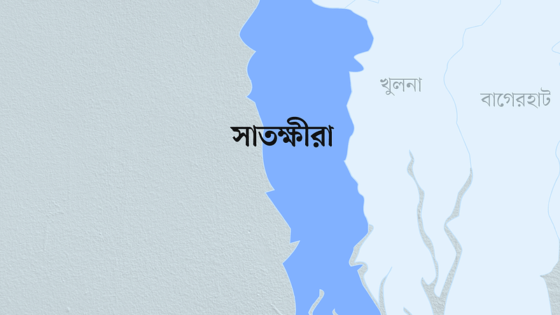 সাতক্ষীরা জেলার মানচিত্র