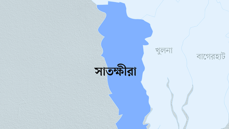 সাতক্ষীরা জেলার মানচিত্র