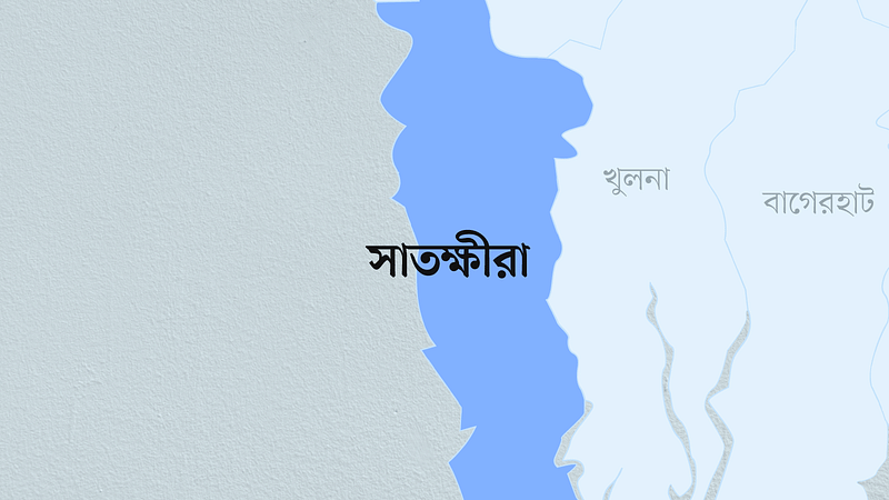 সাতক্ষীরা জেলার মানচিত্র