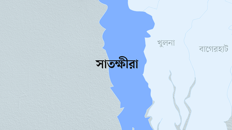 সাতক্ষীরা জেলার মানচিত্র