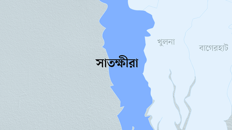 সাতক্ষীরা জেলার মানচিত্র