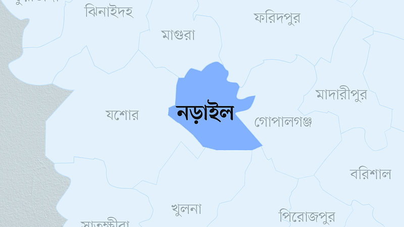 নড়াইল জেলার মানচিত্র