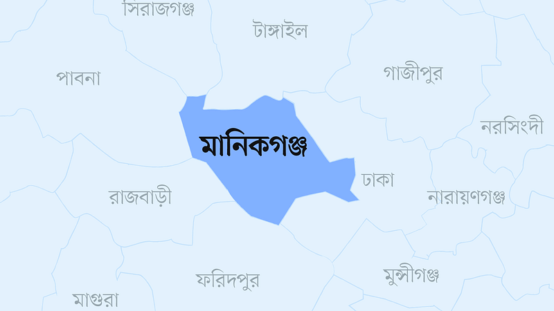 মানিকগঞ্জ জেলার মানচিত্র