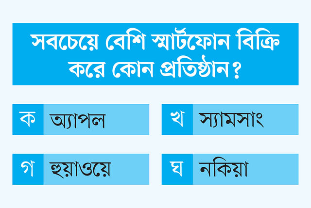 সবচেয়ে বেশি স্মার্টফোন বিক্রি করে কোন প্রতিষ্ঠান?