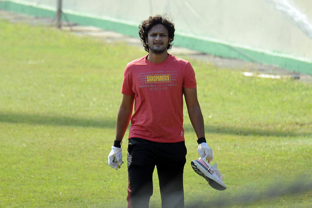 অনুশীলনে সাকিব আল হাসান।