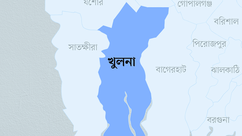 খুলনা জেলার মানচিত্র