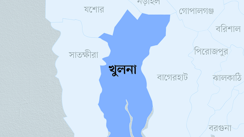 খুলনা জেলার মানচিত্র