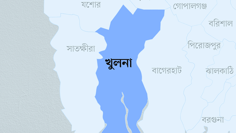 খুলনা জেলার মানচিত্র