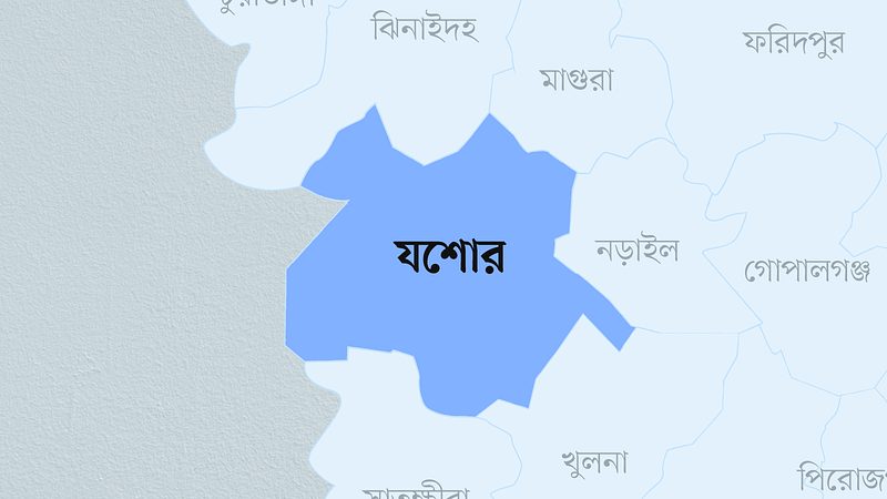 যশোর জেলার মানচিত্র