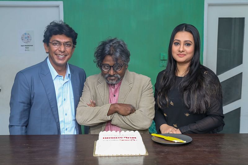 স্ট্রিমিং প্ল্যাটফর্ম চরকির ওয়েব ফিল্মের জন্য একত্র হয়েছেন চঞ্চল চৌধুরী, অমিতাভ রেজা চৌধুরী ও পূর্ণিমা।