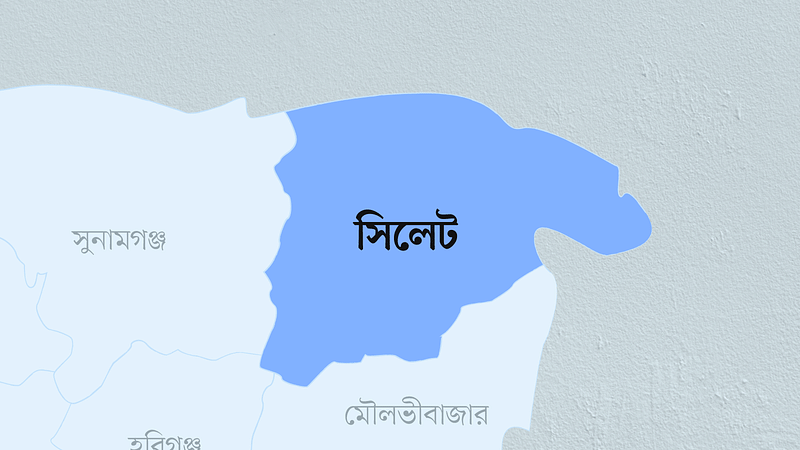 সিলেট জেলার মানচিত্র