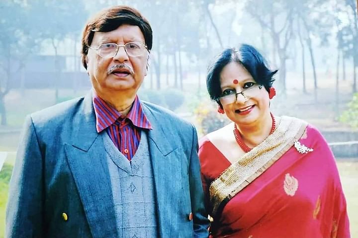 চলচ্চিত্র অভিনেতা সোহেল রানা ও তার স্ত্রী জিনাত পারভেজ। ছবি : সংগৃহীত