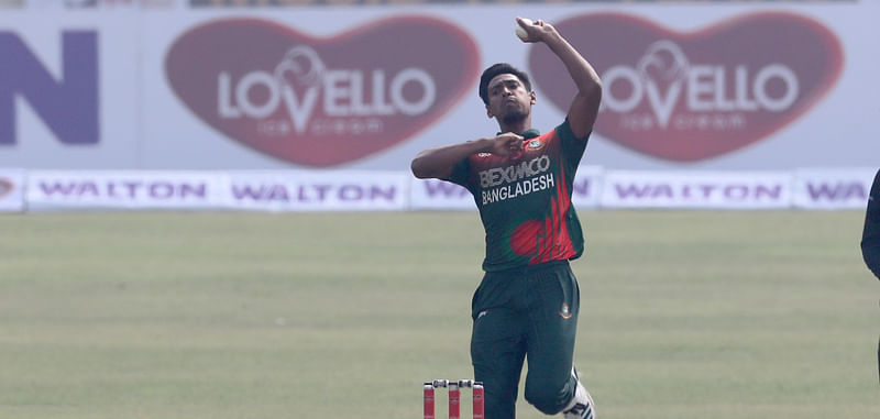 বাংলাদেশ জাতীয় দলের পেসার মোস্তাফিজুর রহমান