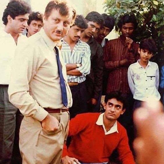 দিল ছবির শুটিং এ