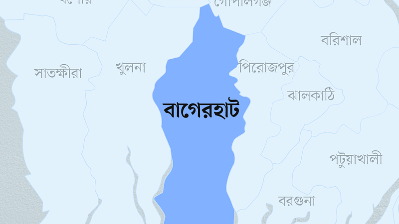 বাগেরহাট জেলার মানচিত্র