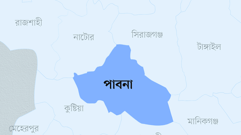 পাবনা জেলার মানচিত্র