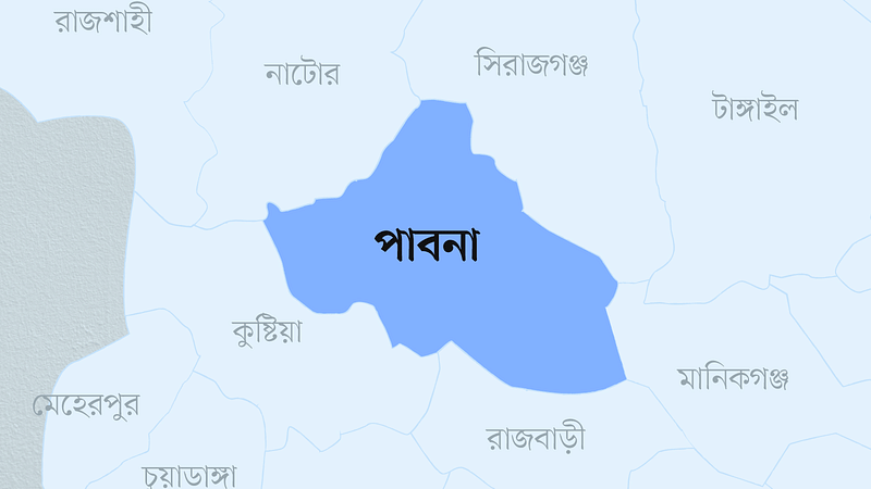 পাবনা জেলার মানচিত্র