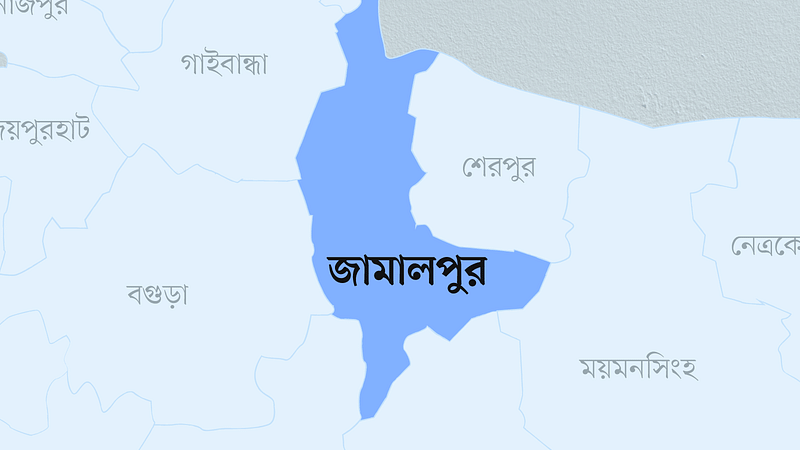 জামালপুর জেলার মানচিত্র